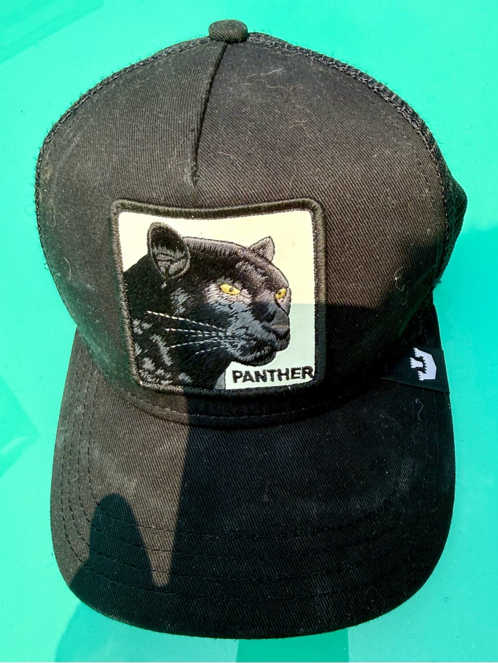 Black Panther Patch Trucker Hat